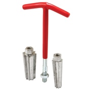 Prime-Line 1/2 in. and 3/4 in. Pipe Nipple Extractor, Red 1 Set RP77350